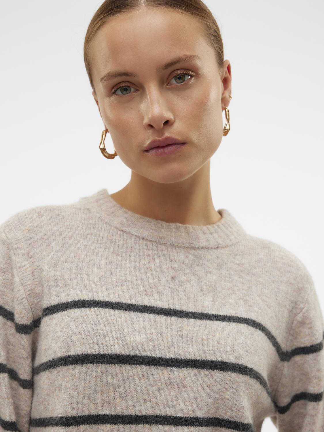 VMFLAWLESS Pullover - Silver Mink - VERO MODA & VILA Bergvik